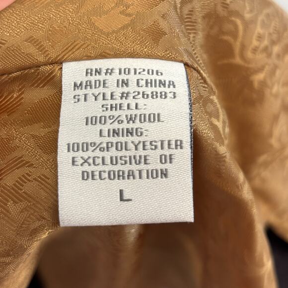 Soft Surroundings Womens Wool Lined Earthy Whimsigoth Boho Cloak Jacket Size L - Picture 4 of 12